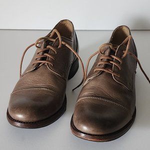 Grey/Taupe Frye Oxfords